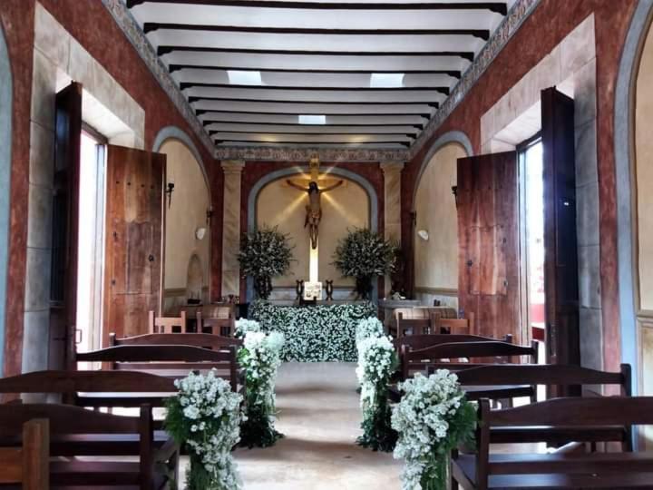 Hacienda Santa Cruz Mérida Buitenkant foto